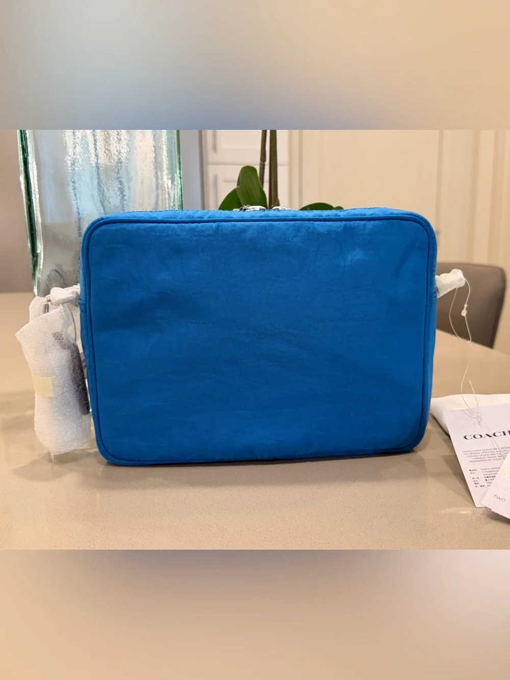Coach Dakota Crossbody in Pacific Blue Signature Nylon NWT